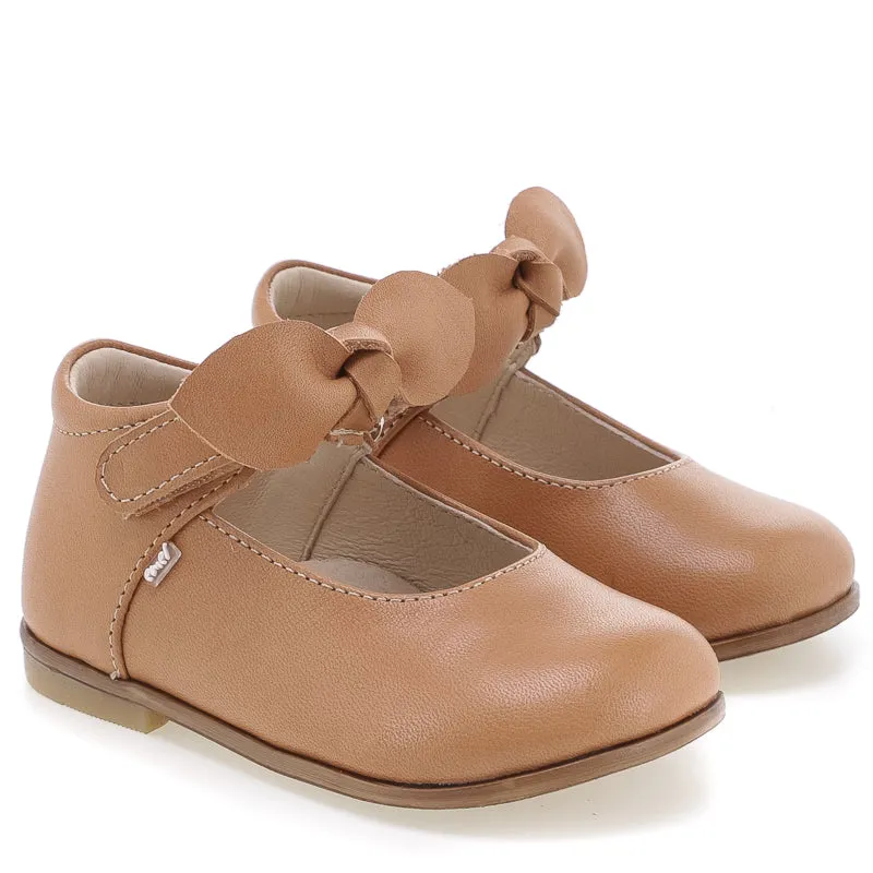 (2047-1) Emel cognac classic ballerina