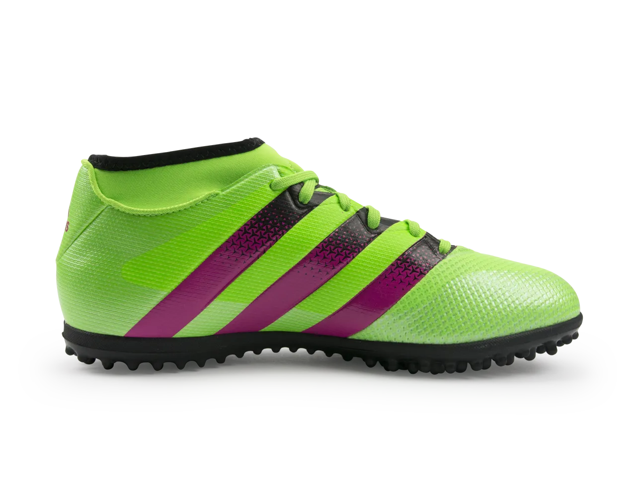 adidas Men's ACE 16.3 Primemesh Turf Soccer Shoes Solar Green/Shock Pink/Black