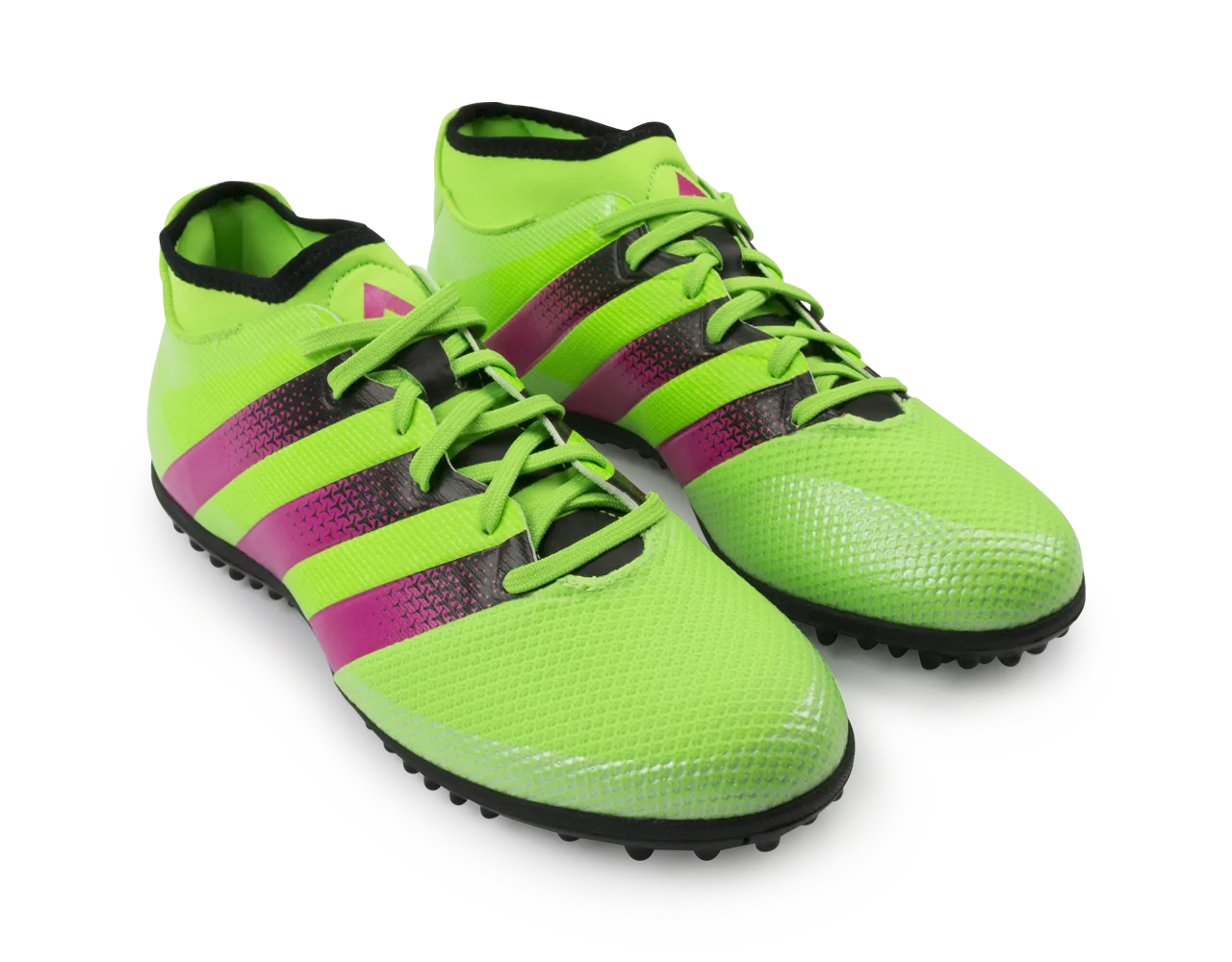 adidas Men's ACE 16.3 Primemesh Turf Soccer Shoes Solar Green/Shock Pink/Black