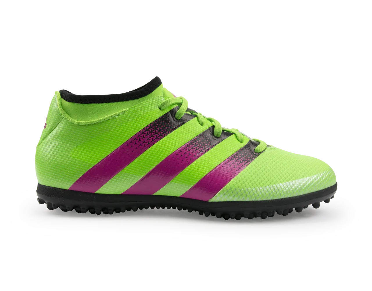 adidas Men's ACE 16.3 Primemesh Turf Soccer Shoes Solar Green/Shock Pink/Black