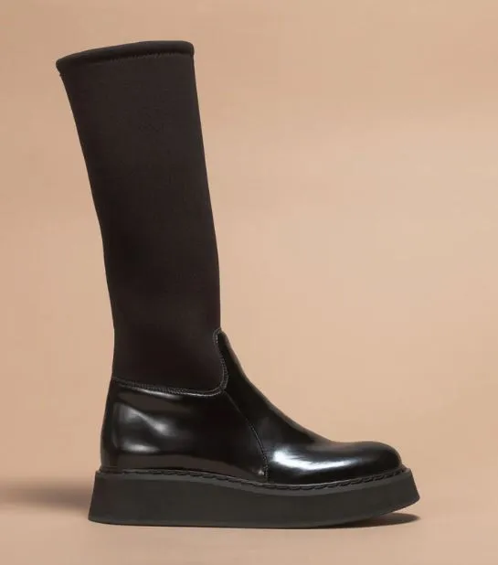 AJA Neoprene stretch boot Black