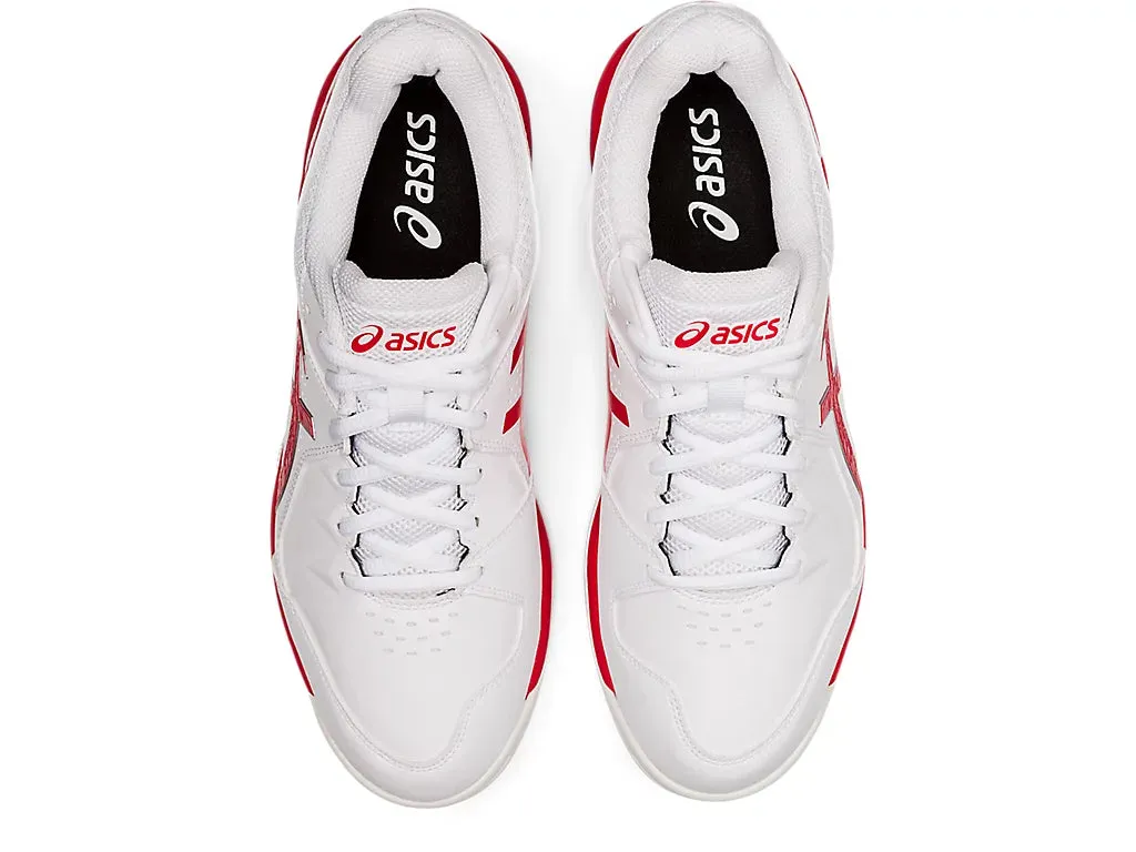 Asics Gel Peake Men's Cricket Shoes - White/Electric Red