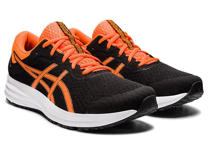 Asics Patriot 12 Men's Running Shoes - Black/Shocking Orange