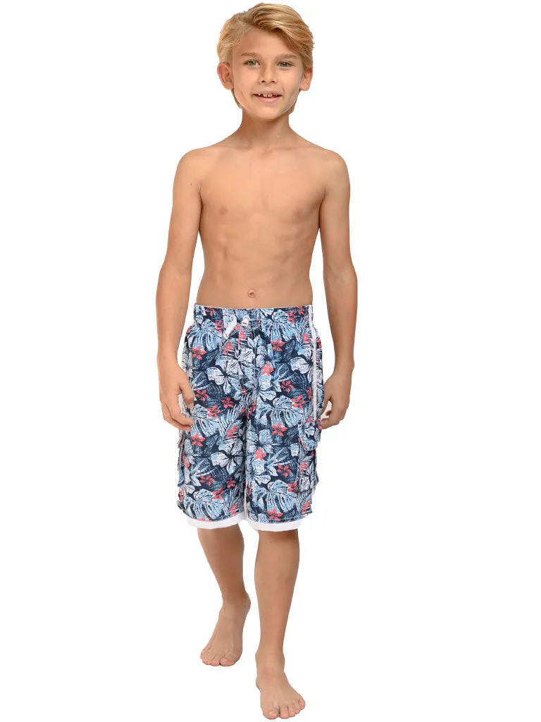 Boy's board shorts swim trunks