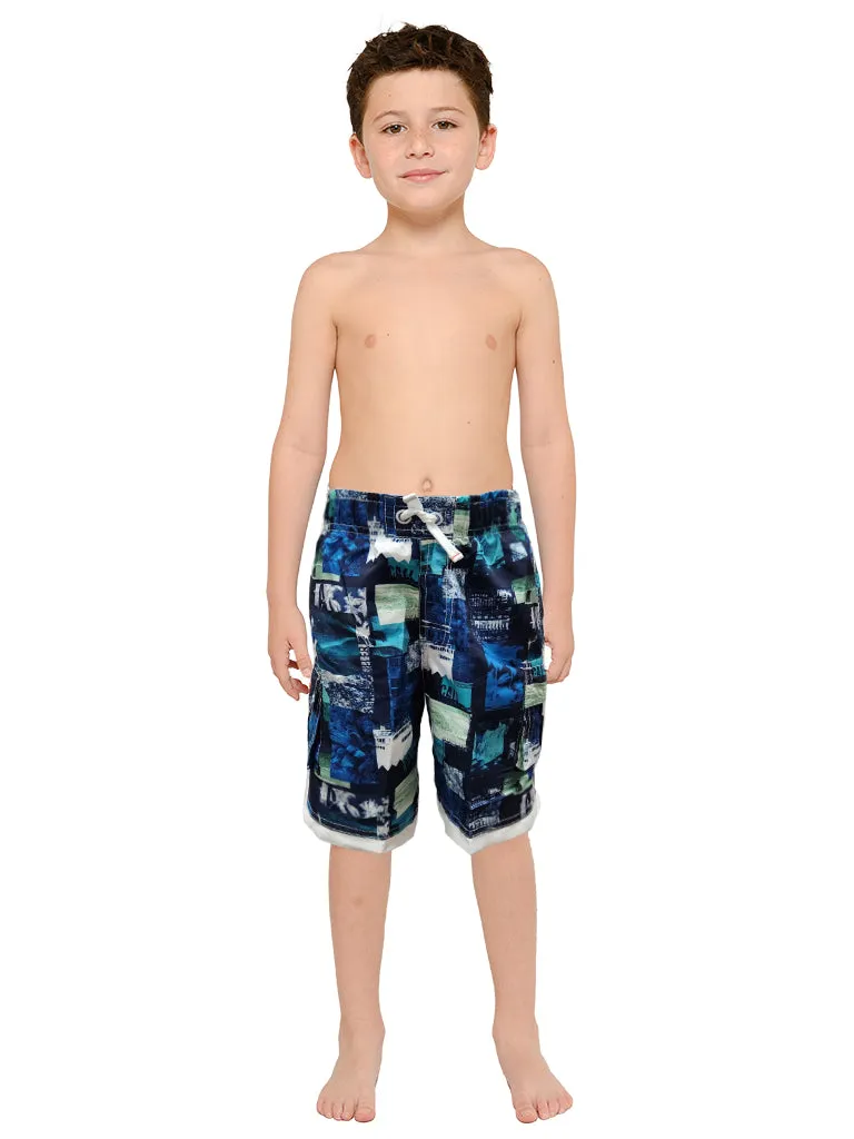 Boy's board shorts swim trunks