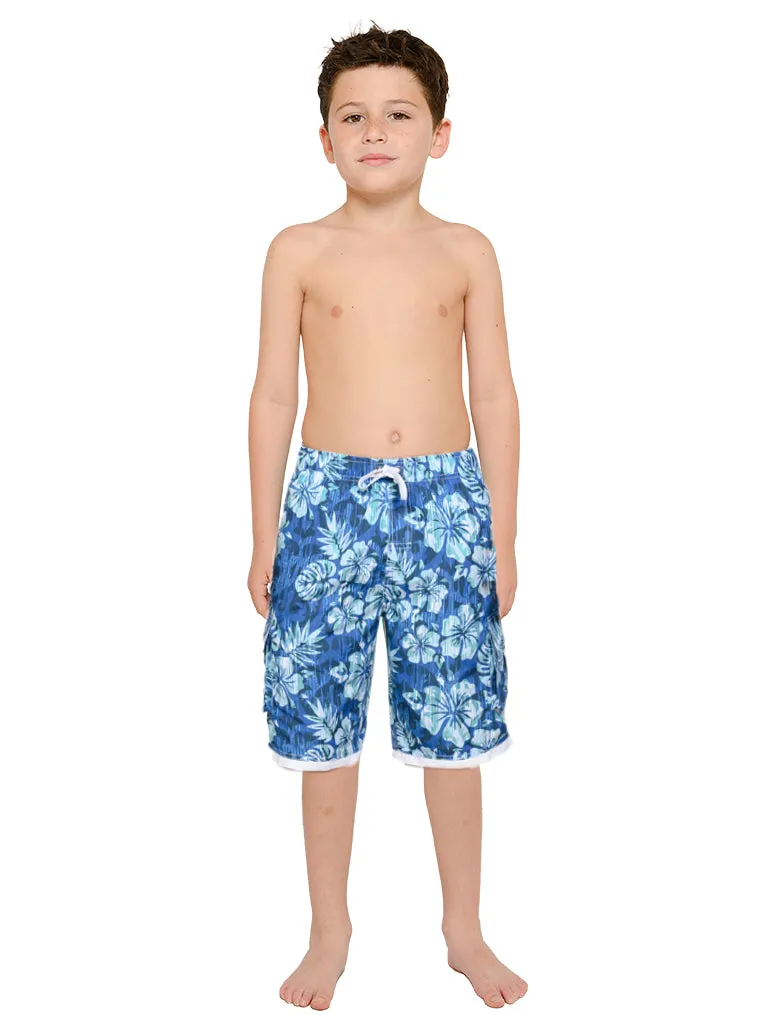 Boy's board shorts swim trunks