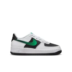 Boys Grade School Nike Air Force 1 LV8 2 Sneakers - White/Stadium Green/Black/Malachite (Style: FZ4353-100)