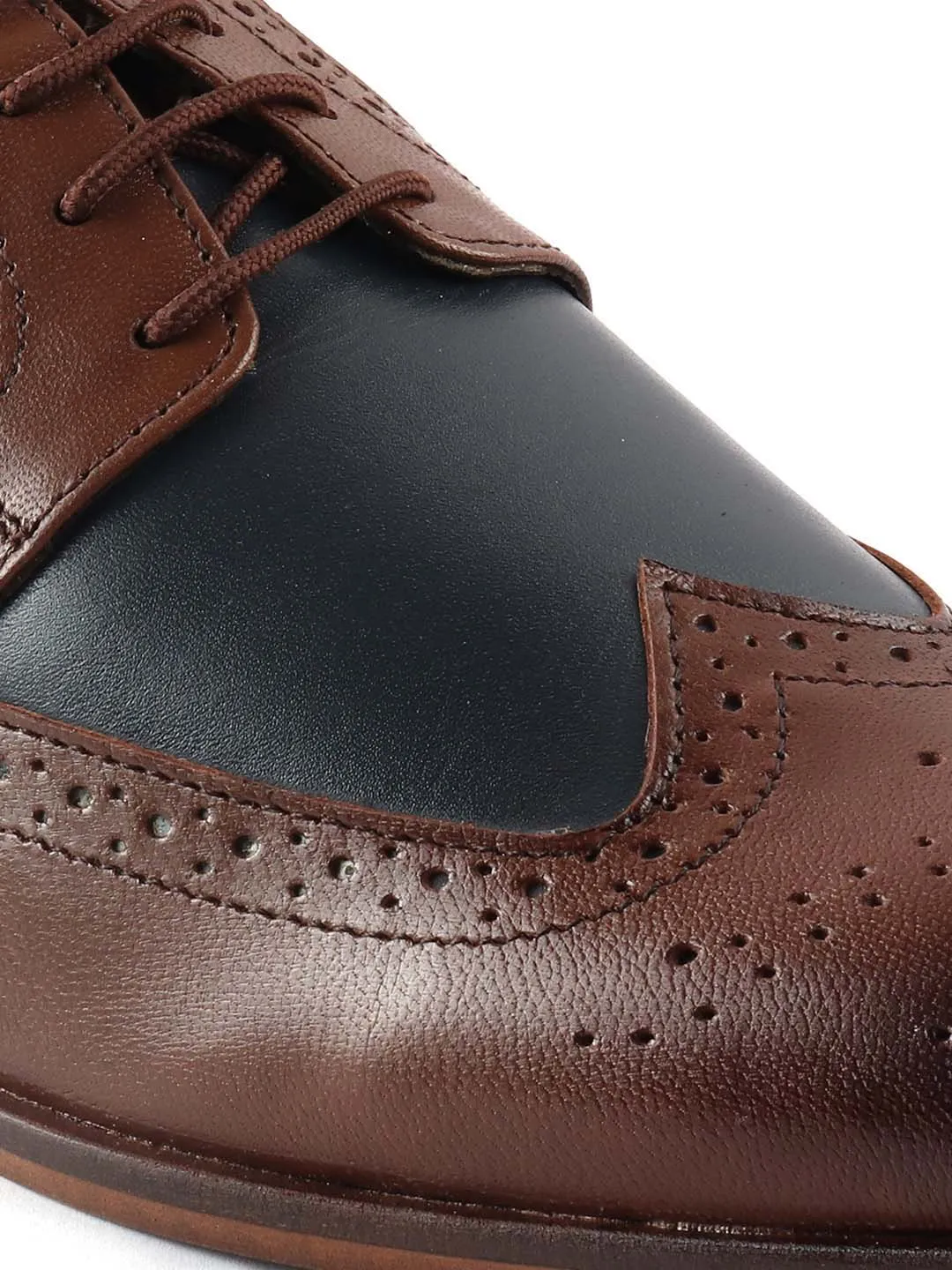 Brown Leather Brogue shoes