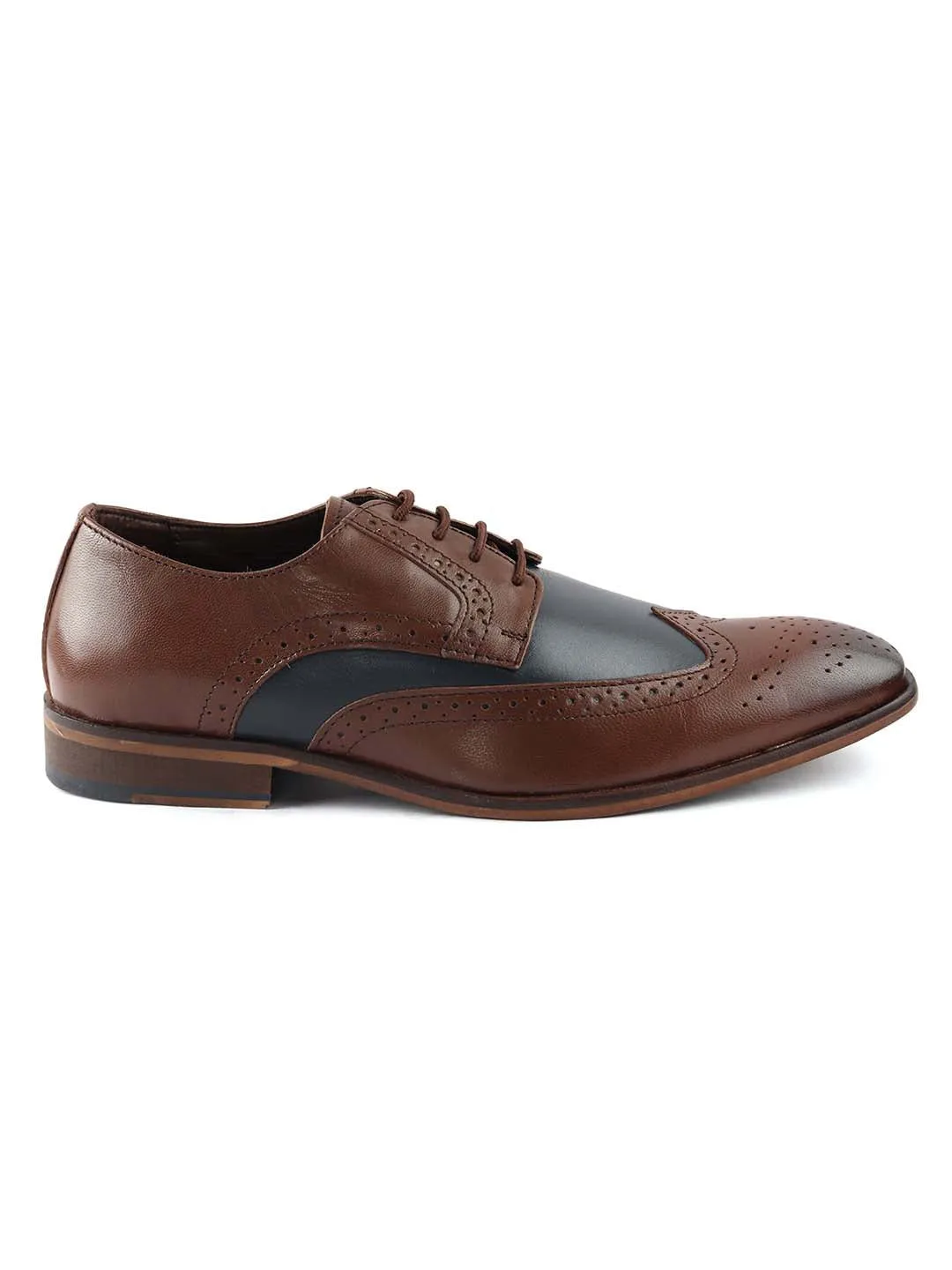 Brown Leather Brogue shoes