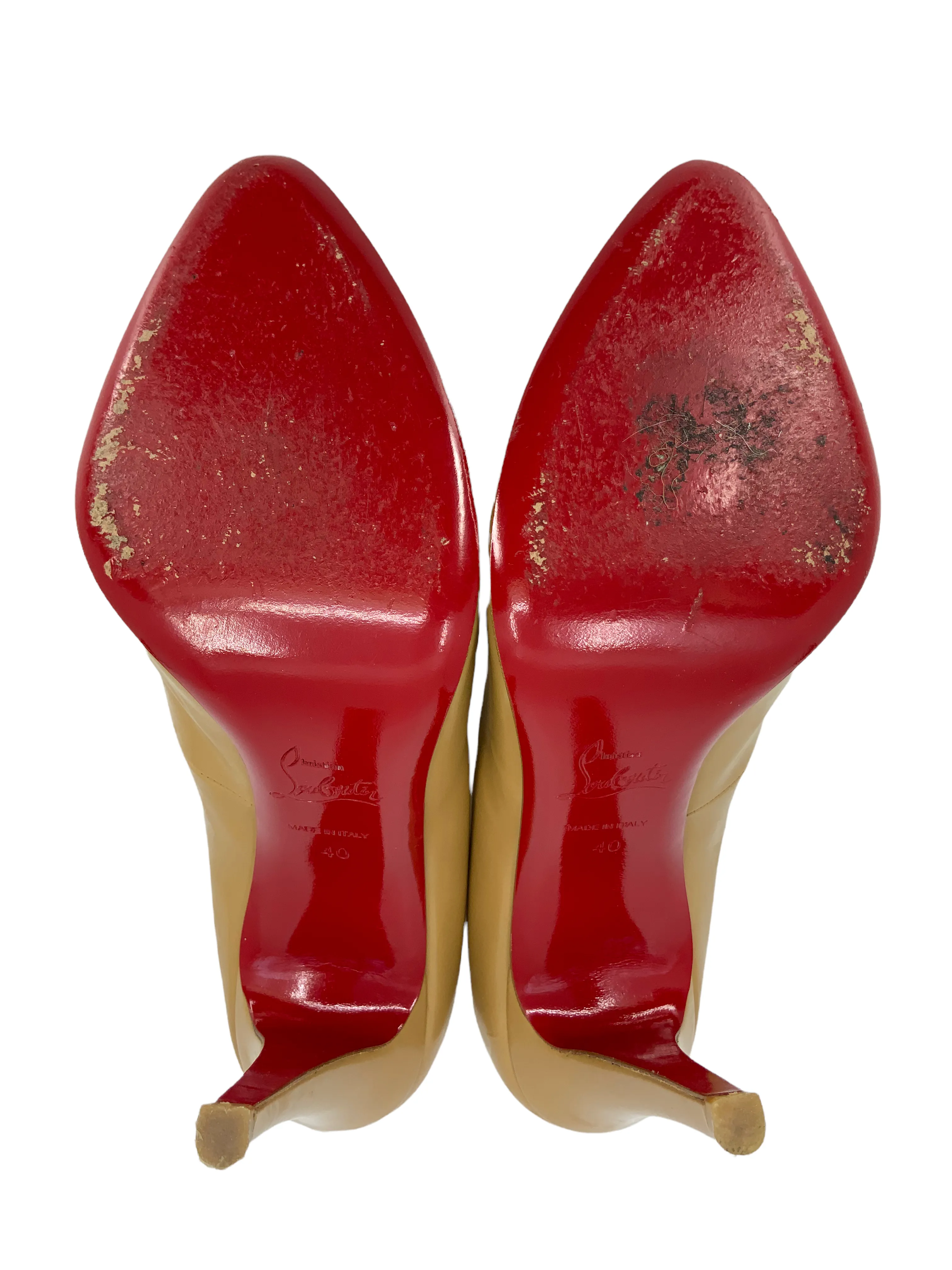 Christian Louboutin Leather Decollete Pumps Size 10