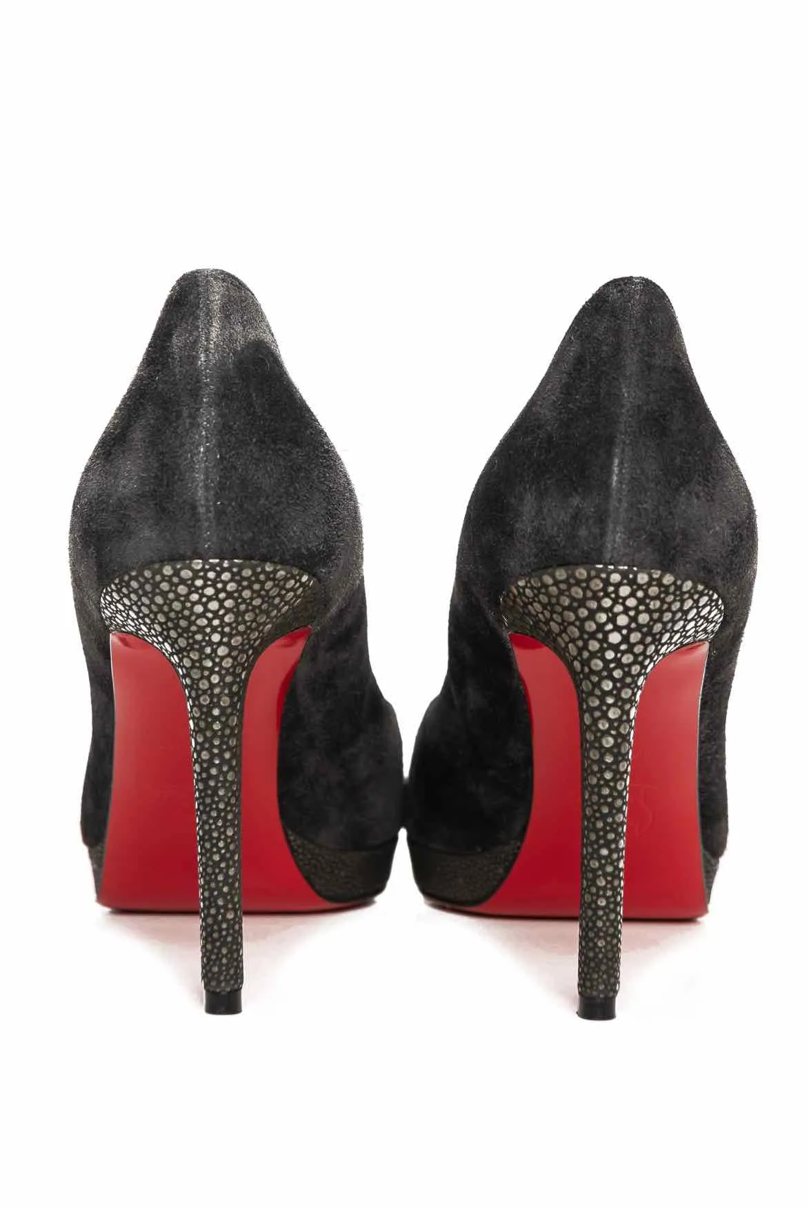 Christian Louboutin Size 38.5 Suede Pumps