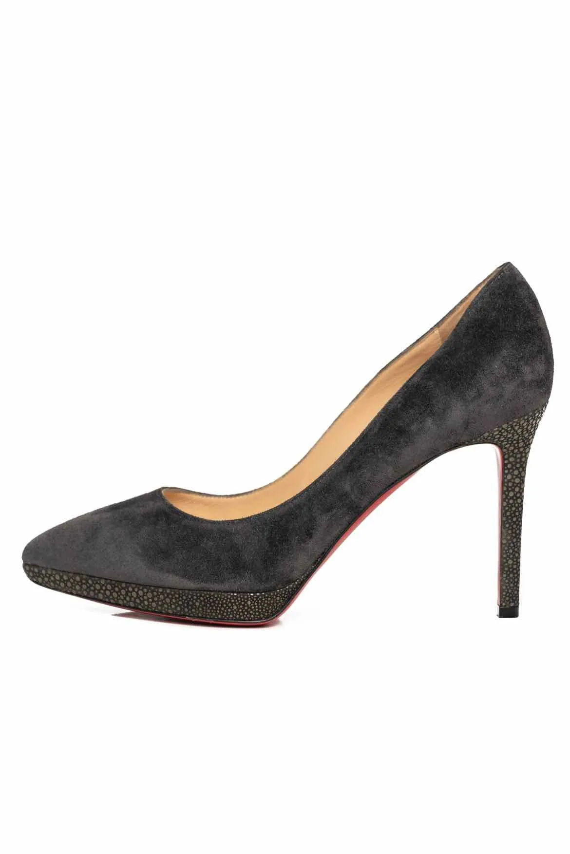 Christian Louboutin Size 38.5 Suede Pumps