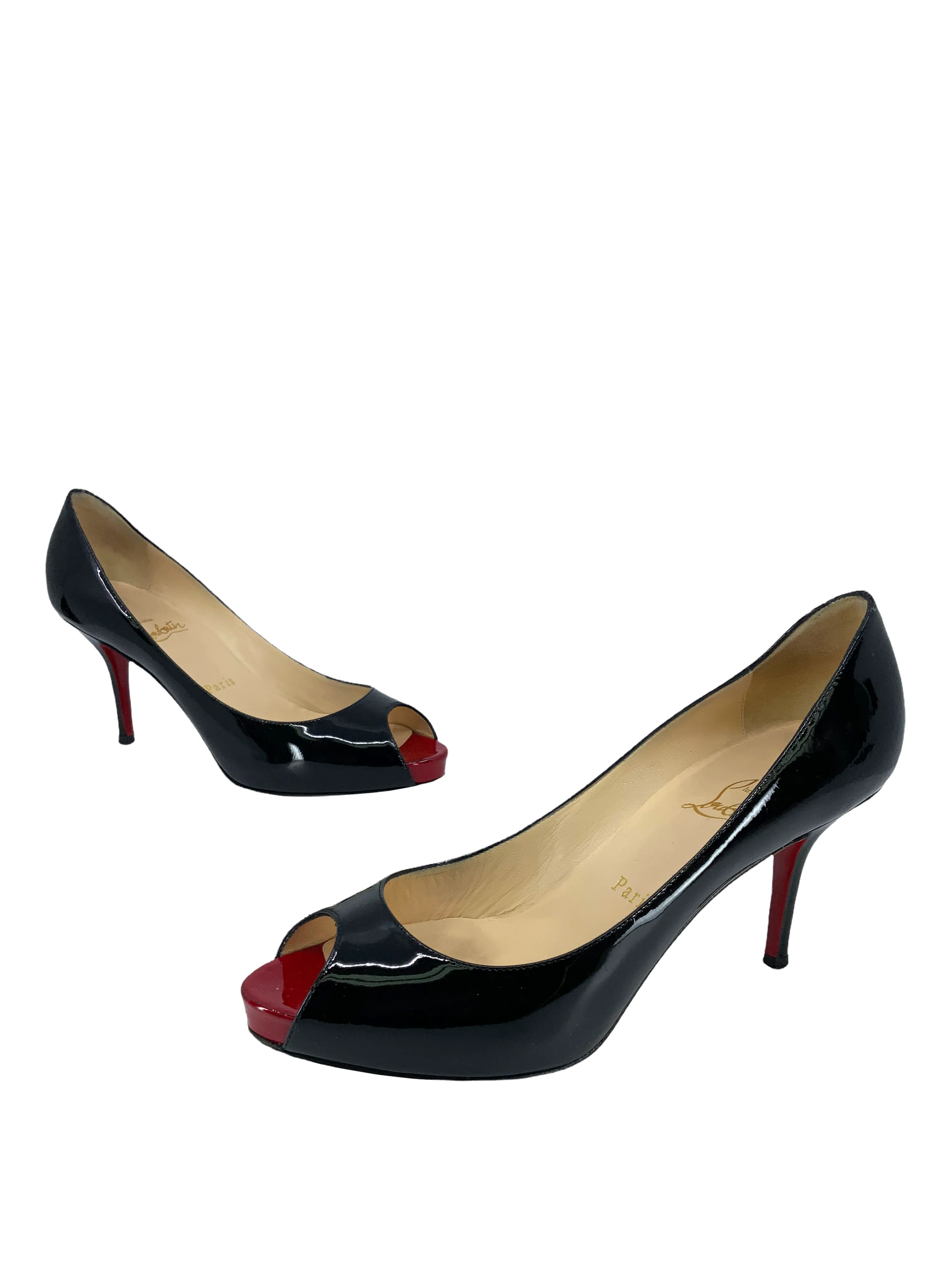 Christian Louboutin Very Prive Patent Leather Pumps Size 8