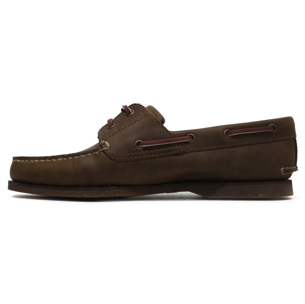 Classic Boat Leather Men's Boat Shoes