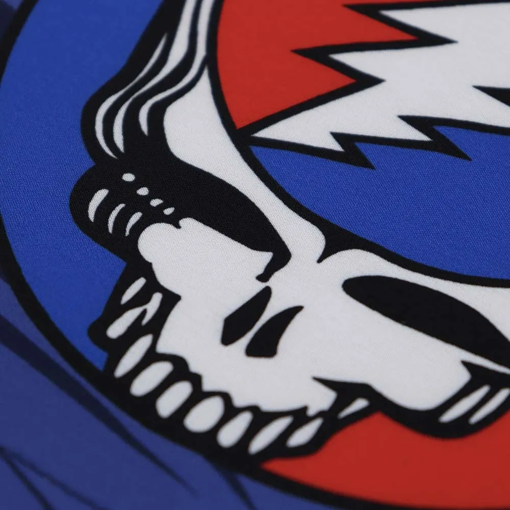 Grateful Dead | 48-54 Hybrid Board Shorts | Navy Spiral Steal Your Face