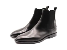 Halls Men's Calf Leather Chelsea Boots - Black