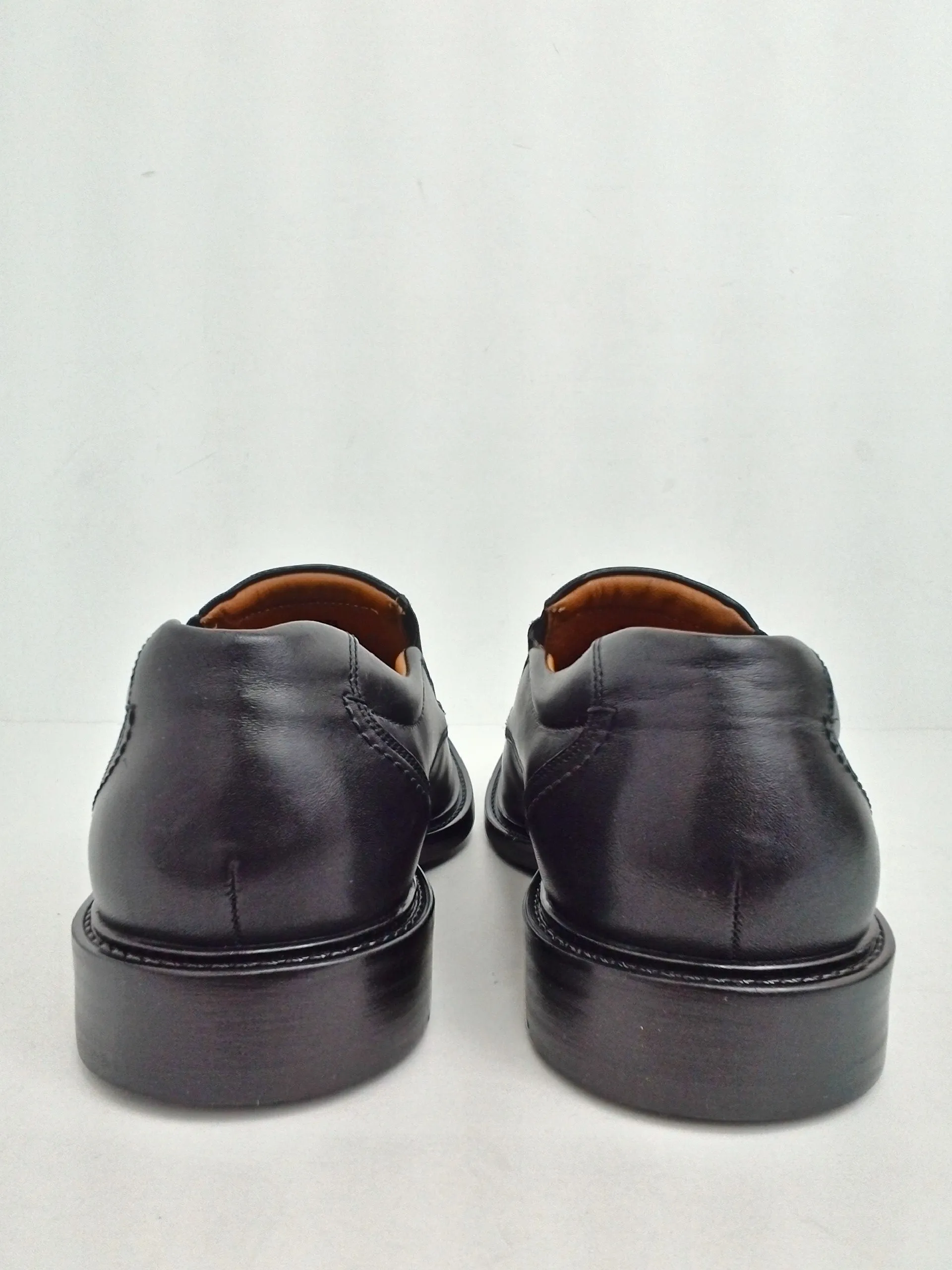 JOHNSTON & MURPHY Men's Black Leather Shoes Size 8 M