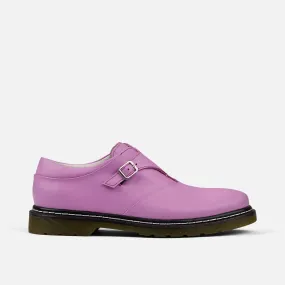 Kendrick Lavender Leather Monk Straps