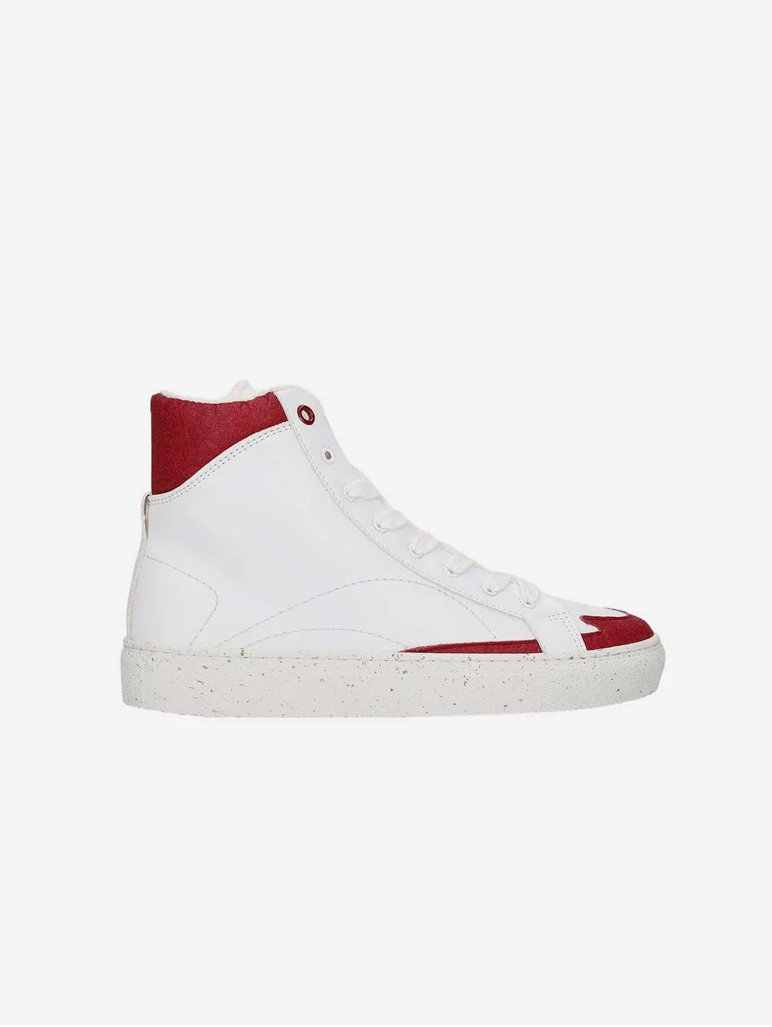 London Piatex & Apple Leather Vegan Sneakers | Red