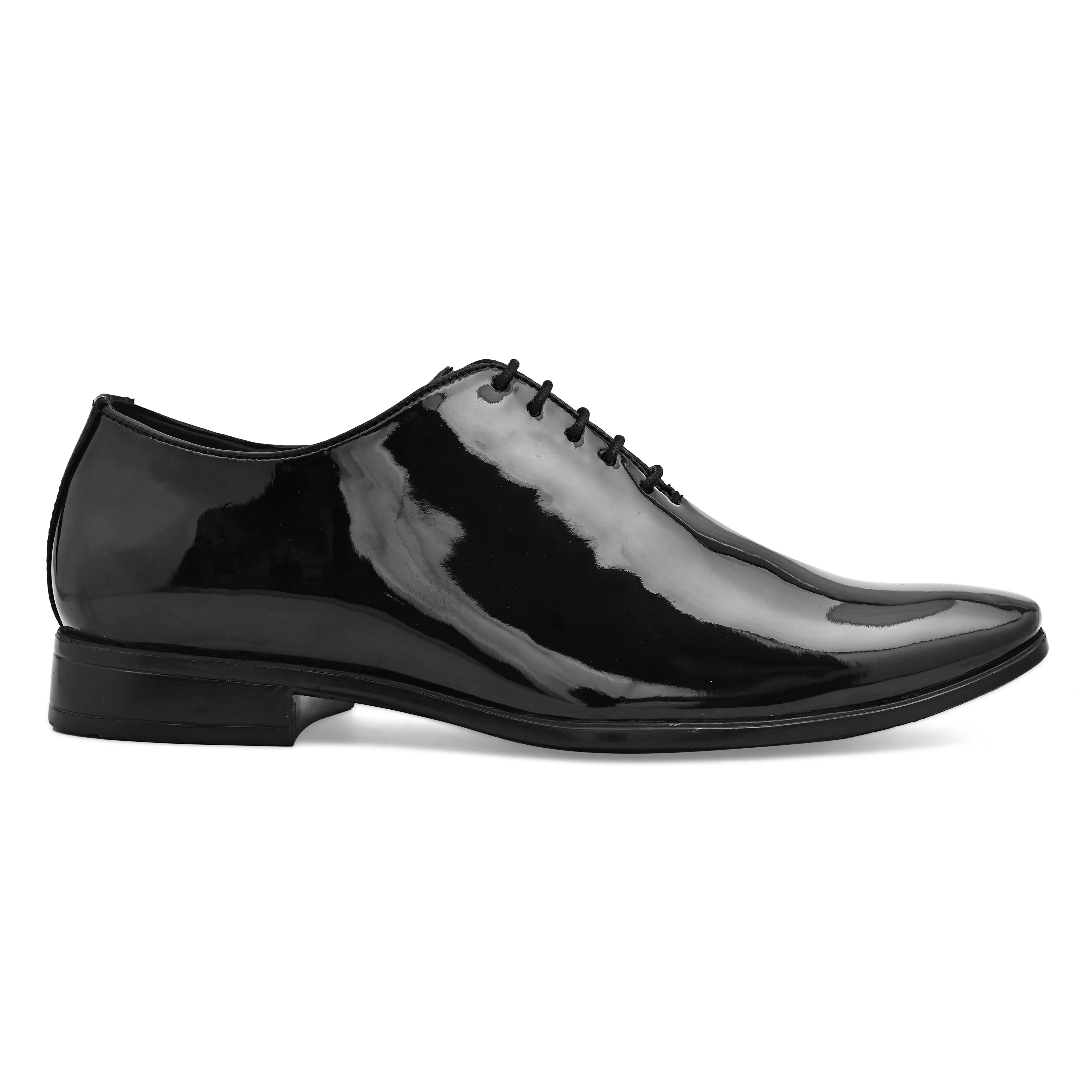 Majesty Black Patent Derby Shoes