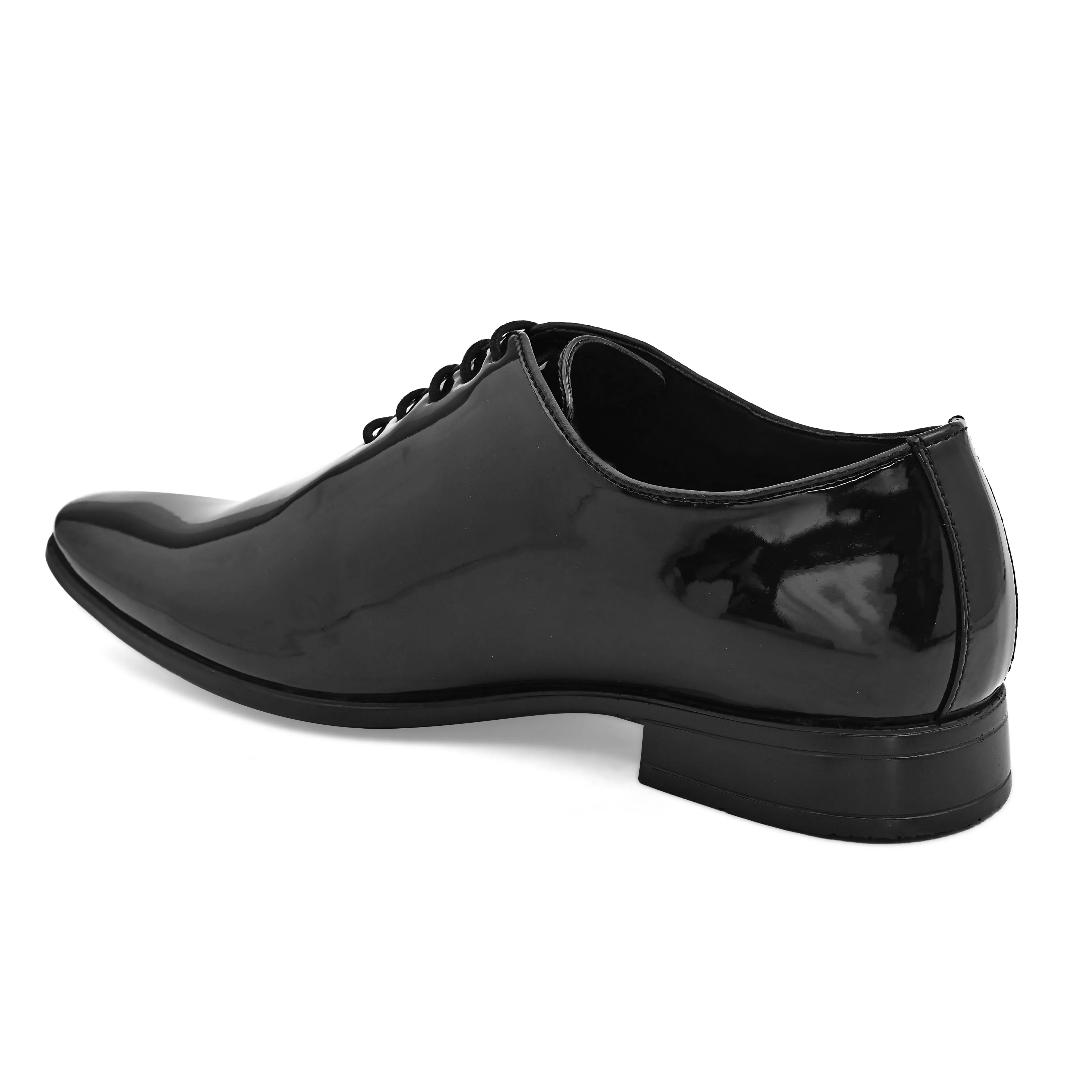 Majesty Black Patent Derby Shoes