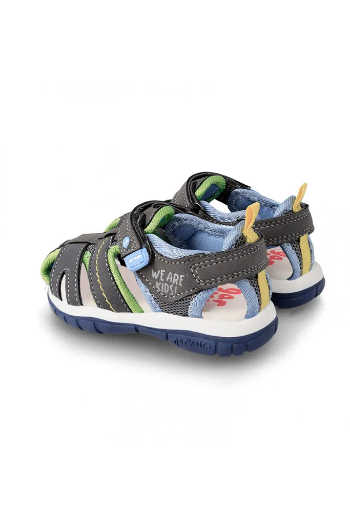 Mat Sandals - Grey / Green / Blue