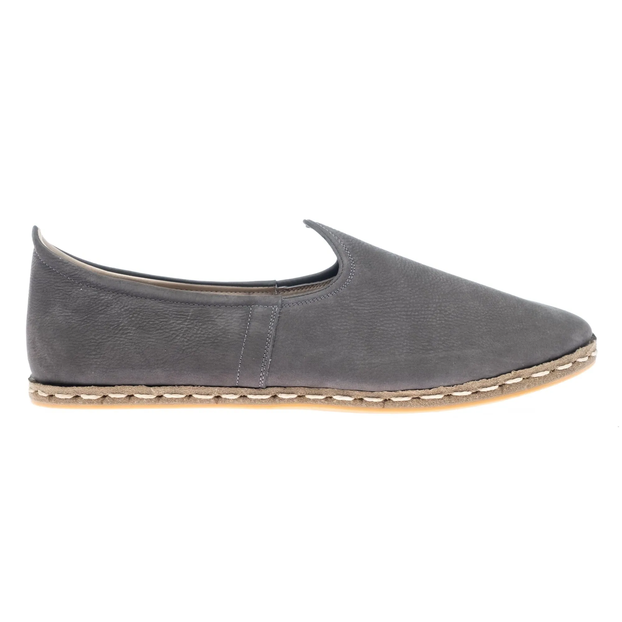 Men's Gray Slip On Shoes