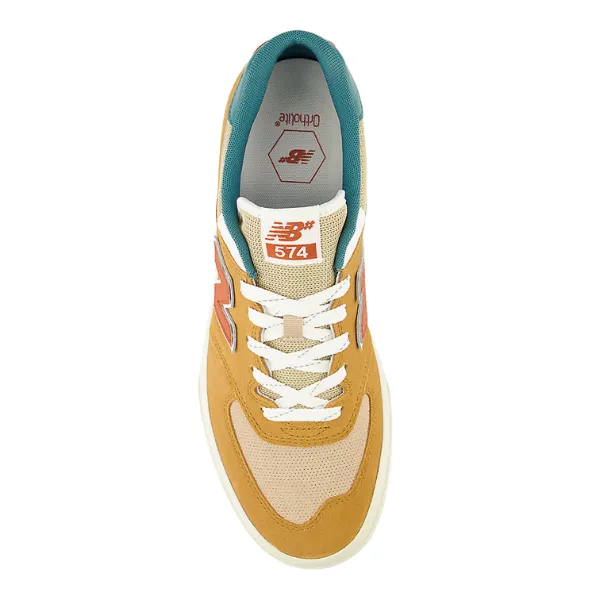 New Balance Numeric 574 Vulc - Wheat/Vintage Teal