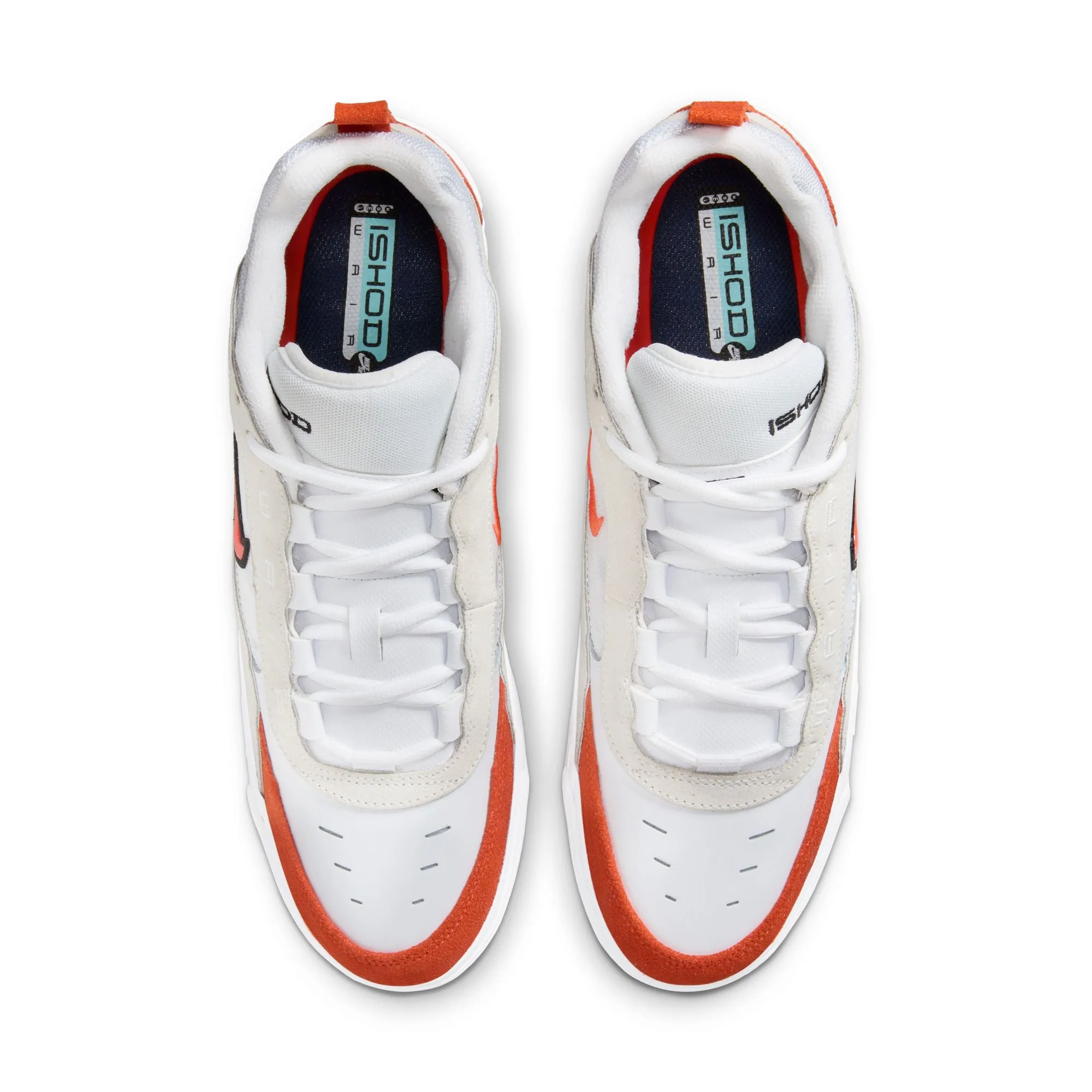 Nike SB Air Max Ishod - White/Orange Summit-White-Black