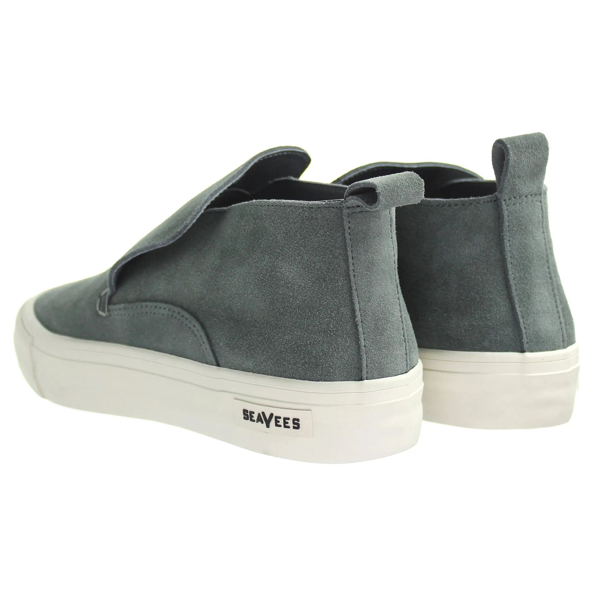 Seavees Huntington Middle Greyboard Suede Grey Womens Shoes