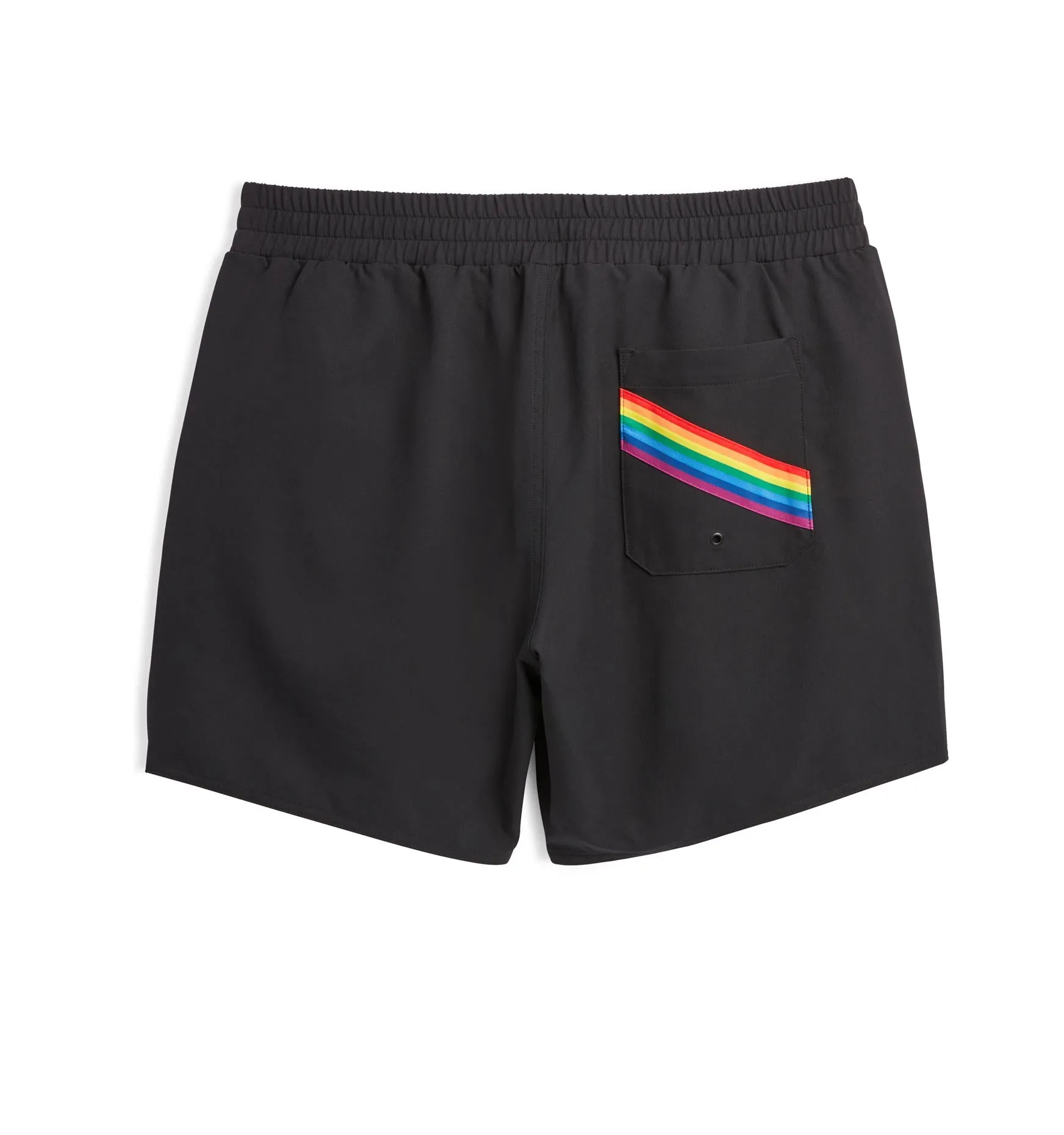 Swim 7" Board Short LC - Black Rainbow