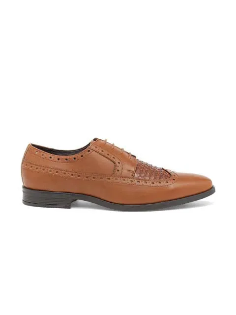 Tan Chatai Brogue Shoes