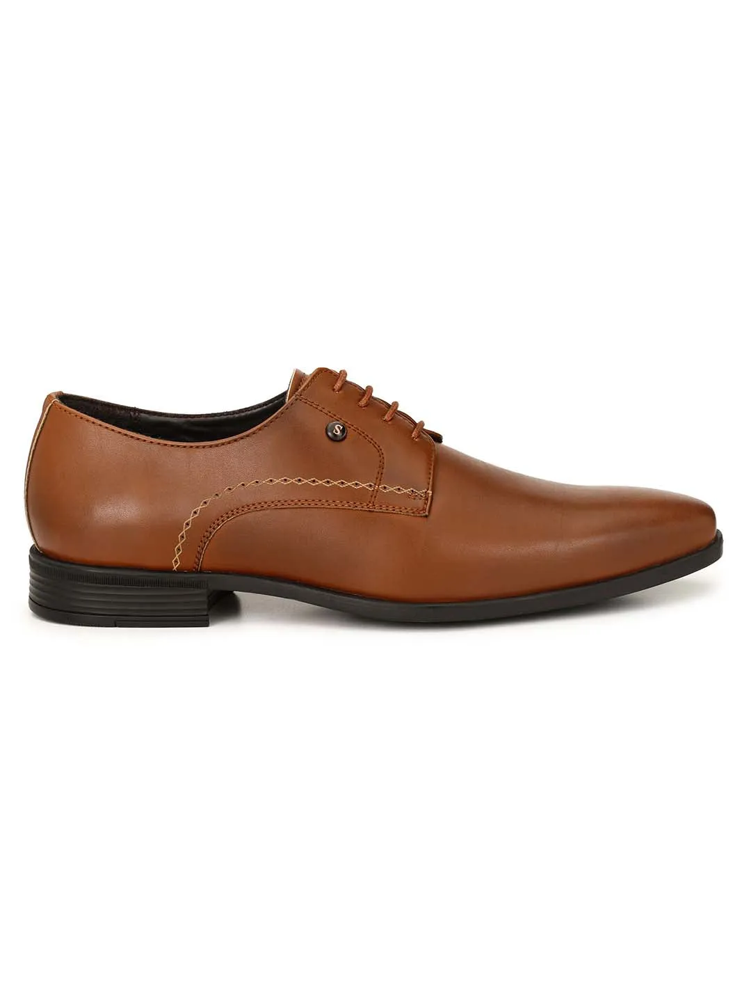 Tan Derby Formal Shoes