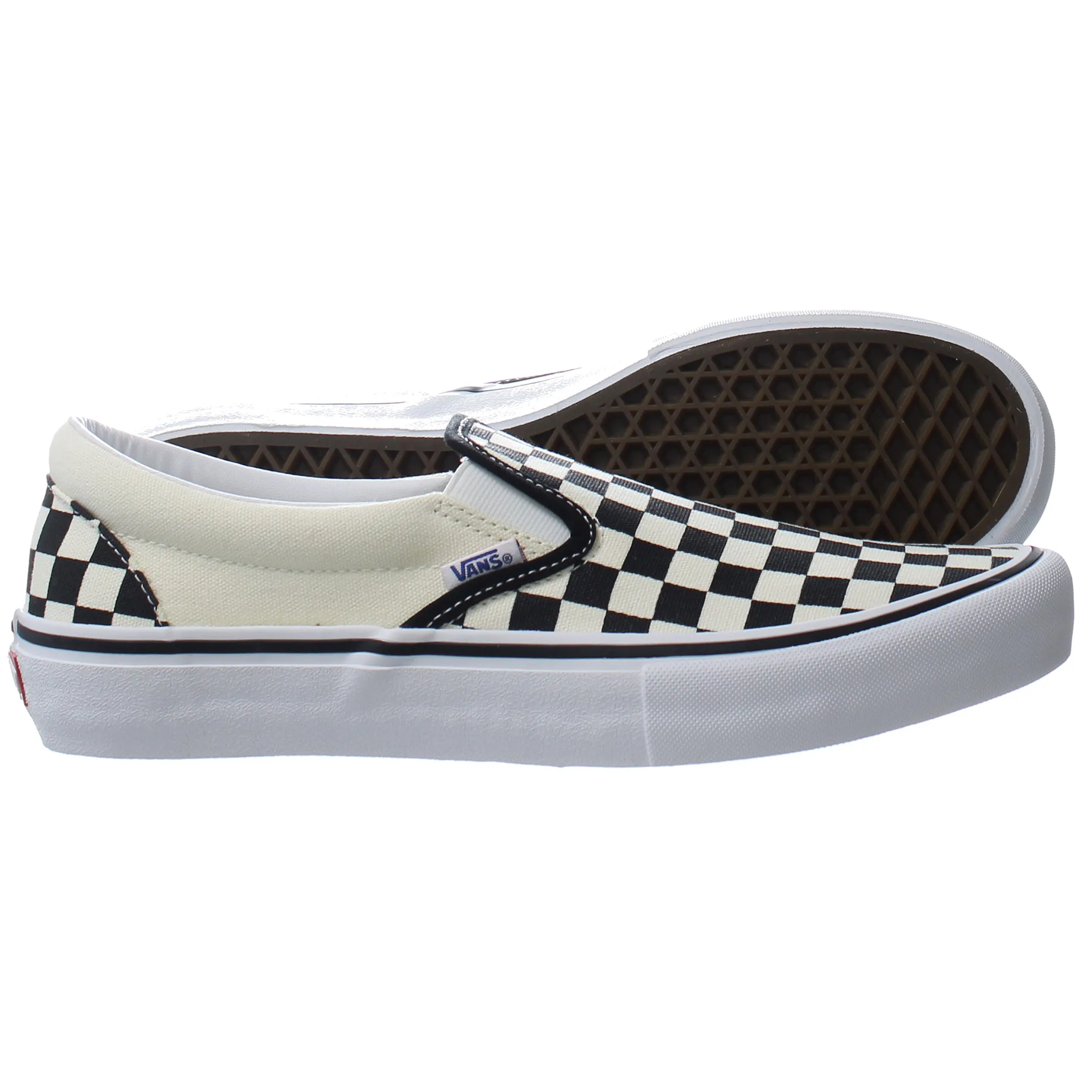 Vans Pro Checkerboard White Mens Shoes