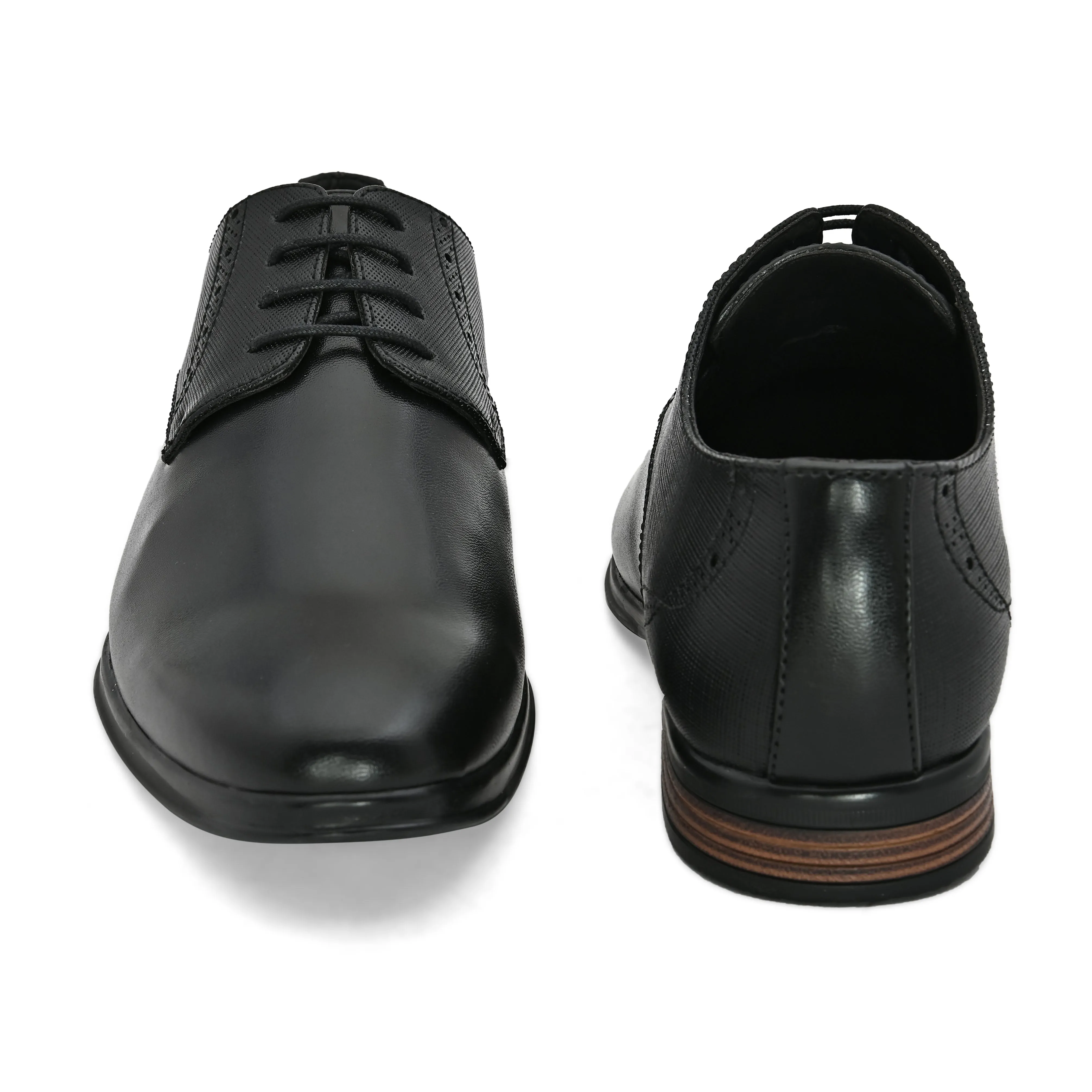 VB'14 Black Derby Shoes