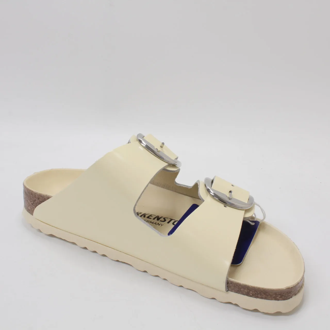 Womens Birkenstock Arizona Big Buckle High Shine Butter Uk Size 4.5