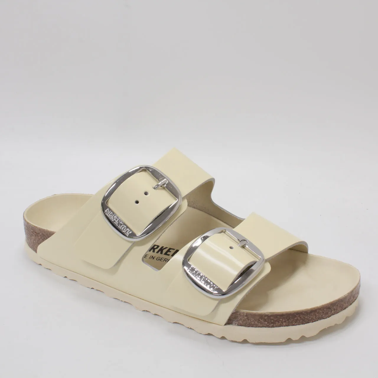 Womens Birkenstock Arizona Big Buckle High Shine Butter Uk Size 4.5