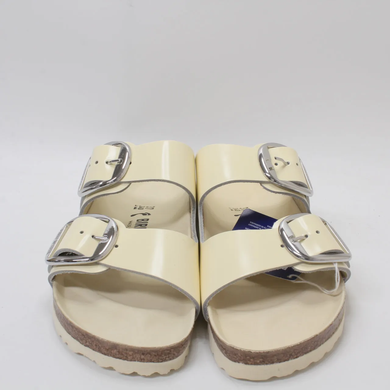 Womens Birkenstock Arizona Big Buckle High Shine Butter Uk Size 4.5