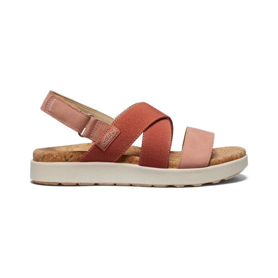 Women's Elle Criss Cross Sandal  |  Baked Clay/Cork