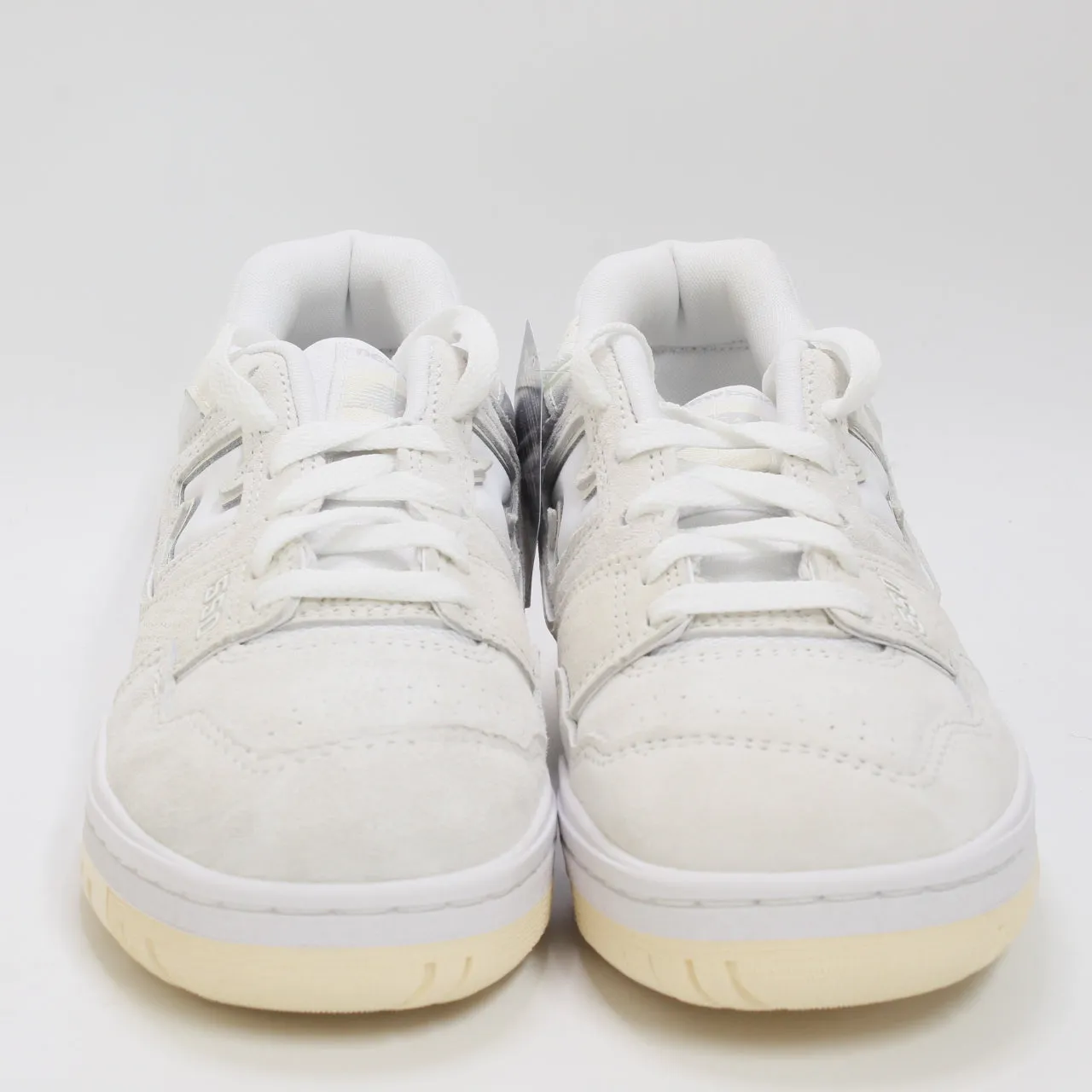 Womens New Balance BB550 White Off White Cream Trainers