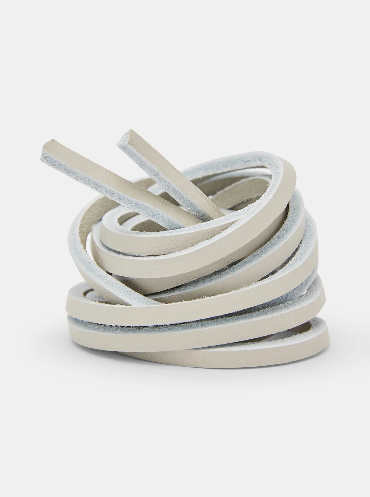 Yogi Leather Laces 90cm - Light Grey